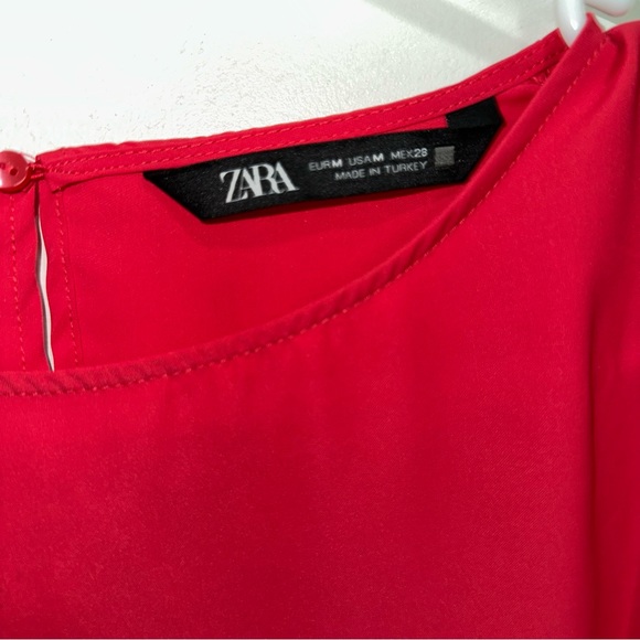 🌷5/$20 Zara Women’s Pink Blouse - Picture 2 of 6